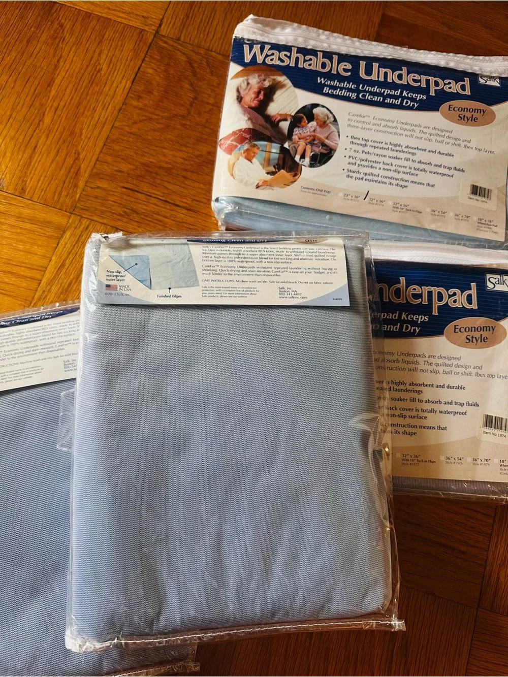 Washable Underpad - Blue - Economy Style
